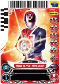 power rangers guardians of justice red s p d ranger 053