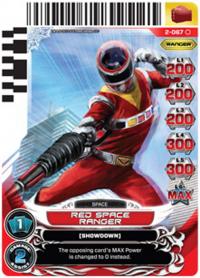power rangers guardians of justice red space ranger 067
