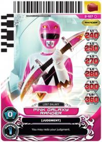 power rangers guardians of justice pink galaxy ranger 107