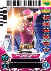 power rangers rise of heroes pink megaforce ranger 035
