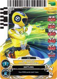 power rangers rise of heroes yellow rpm ranger 063