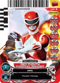 power rangers rise of heroes red mighty morphin ranger 067