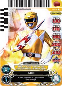 power rangers rise of heroes yellow mighty morphin ranger 073