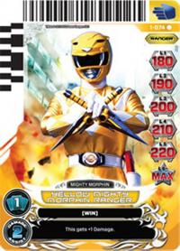 power rangers rise of heroes yellow mighty morphin ranger 074