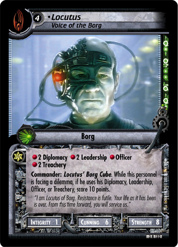Locutus, Voice of the Borg 