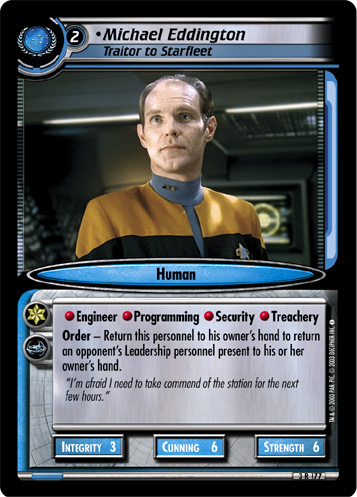 Michael Eddington, Traitor to Starfleet 