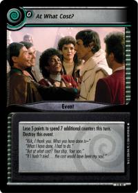 star trek 2e reflections 2 0 at what cost foil