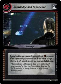 star trek 2e necessary evil knowledge and experience foil