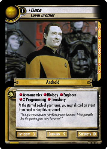 Data, Loyal Brother (FOIL)