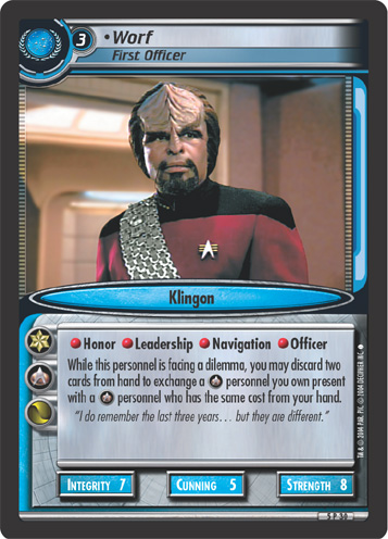 Worf, First Officer 