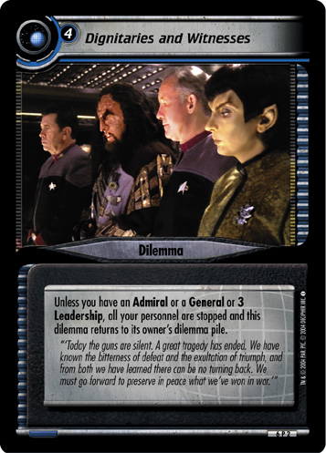 Dignitaries and Witnesses (FOIL)
