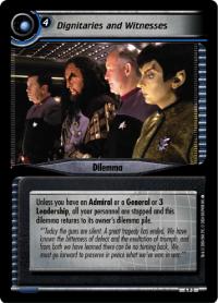 star trek 2e reflections 2 0 dignitaries and witnesses foil