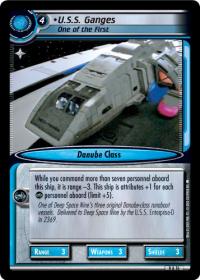 star trek 2e to boldly go u s s ganges one of the first foil