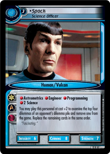 Spock, Science Officer 