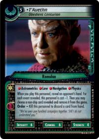 star trek 2e these are the voyages t auethn obedient centurion