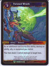 warcraft tcg foil and promo cards twisted wrath foil