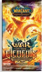 warcraft tcg warcraft sealed product war of the elements booster pack