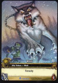 warcraft tcg tokens wolf