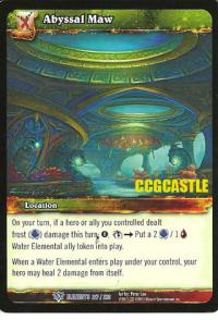 warcraft tcg war of the elements abyssal maw