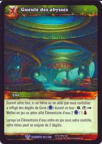 warcraft tcg war of the elements french abyssal maw french