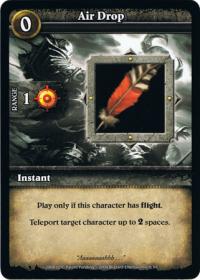 wow minis core action cards air drop