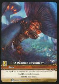 warcraft tcg archives a question of gluttony ea foil
