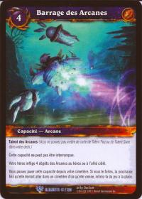 warcraft tcg war of the elements french arcane barrage french