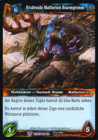 warcraft tcg crown of the heavens foreign archdruid malfurion stormrage german