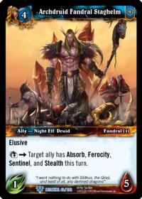 warcraft tcg betrayal of the guardian archdruid fandral staghelm