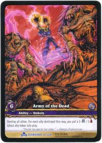 warcraft tcg extended art army of the dead ea