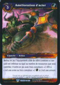 warcraft tcg throne of the tides french augment steel french