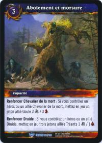 warcraft tcg crown of the heavens foreign bark and bite french