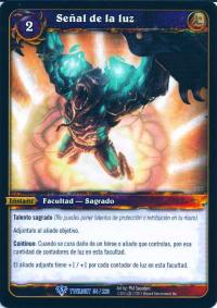 warcraft tcg twilight of dragons foreign beacon of light spanish