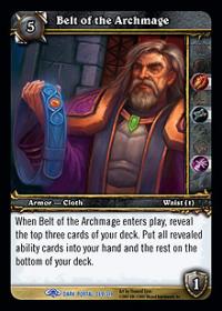 warcraft tcg the dark portal belt of the archmage