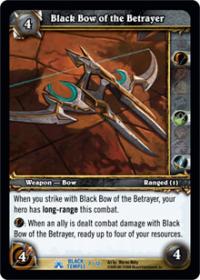 warcraft tcg black temple black bow of the betrayer