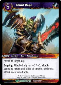 warcraft tcg war of the ancients blind rage