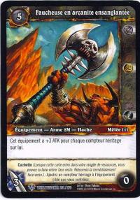 warcraft tcg worldbreaker foreign bloodied arcanite reaper french