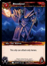 warcraft tcg war of the ancients bloodsoul
