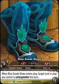 warcraft tcg extended art blue suede shoes ea