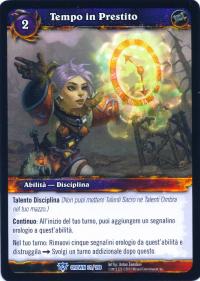 warcraft tcg crown of the heavens foreign borrowed time italian
