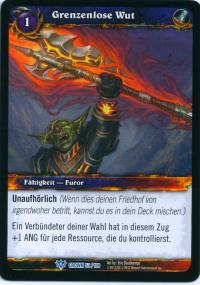 warcraft tcg crown of the heavens foreign boundless rage german