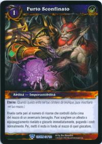 warcraft tcg crown of the heavens foreign boundless thievery italian