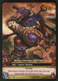 warcraft tcg extended art broan charges the fight ea