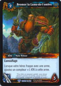 warcraft tcg crown of the heavens foreign bromor the shadowblade french