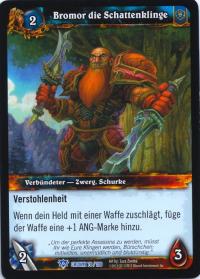 warcraft tcg crown of the heavens foreign bromor the shadowblade german