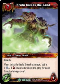 warcraft tcg tomb of the forgotten brulu breaks the land