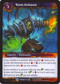 warcraft tcg twilight of dragons foreign burning winds french