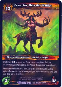 warcraft tcg crown of the heavens foreign cenarius lord of the forest german