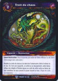 warcraft tcg twilight of dragons foreign chaos bolt french