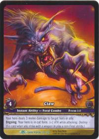 warcraft tcg extended art claw ea